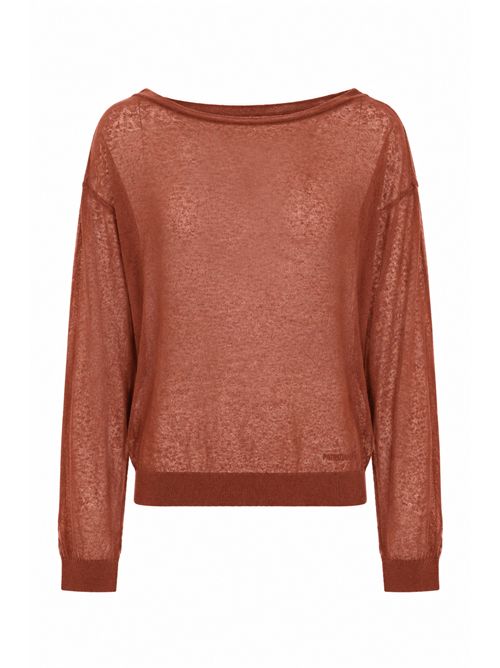 Maglia leggera morbida con nervature in misto lana e cashmere Patrizia Pepe | 8K0400 K309B861